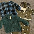 Disney Jackets & Coats | Baby Fleece Jackets And Mickey Mouse Jumpsuit | Color: Blue/Green | Size: 3-6mb