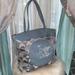 Coach Bags | Coach Vintage Signature Laura Large Tote Bag Silver Blue With 2 Hang Tags | Color: Blue/Silver | Size: Os