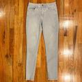 American Eagle Outfitters Jeans | American Eagle Outfitters Women's Light Wash High Rise Jeans Size 4 | Color: Silver/White | Size: 4