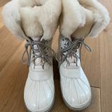 Coach Shoes | Coach Leonora Cream Snow Boots | Color: Cream/White | Size: 8