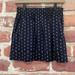 J. Crew Skirts | J Crew Mini Skirt Women's Size Xs Navy Blue White Nautical Anchor Casual Pull On | Color: Blue/White | Size: Xs