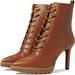 Michael Kors Shoes | Michael Kors Brown Cognac Kyle Lace Up Bootie New Size 6 | Color: Brown | Size: 6