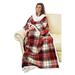 Catalonia Wearable Blanket w/ Sleeves Arms, Super Warm Large Fleece Plush Wrap Robe Blanket for Adult Microfiber/Fleece/Microfiber/Fleece | Wayfair