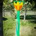 In The Breeze 39" Lotus Flower Windsock in Yellow | 38 H x 11 W in | Wayfair 5200