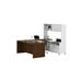 Upper Square™ DeSandre 4 Piece Office Set w/ Hutch, Wood in Black | Wayfair F124C893BFBF4D15B9AA43B70A284280