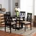 Red Barrel Studio® Sugartown 5 - Piece Counter Height Dining Set Wood/Upholstered in Brown | Wayfair D923ACB0807A4ECD9D2F21EB3409A603