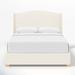 Birch Lane™ Allis Upholstered Low Profile Platform Bed Metal/Polyester in White/Black/Brown | Twin | Wayfair F37EA1915B524C17AE0A10EED5C6AFDE