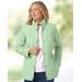 Appleseeds Women's Berkshire Diamond Quilted Jacket - Green - L - Misses