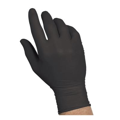 Handgards 304340282 Examgards Nitrile Exam Gloves - Powder Free, Black, Medium, Nitrile, Black