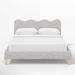 Latitude Run® Kleinhenz Upholstered Standard Bed Metal in White/Black | Queen | Wayfair 4BC262E562F642528298EDC1F9BB013E