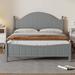 Alcott Hill® Chasitie Bed Metal in Gray | 43.6 H x 62.6 W x 85 D in | Wayfair E3469681046244898345FAE9A9B7DE30