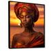 Ebern Designs African Beauty in Traditional Attire at Sunset I - Print Plastic | 44 H x 34 W x 1.5 D in | Wayfair B8736209314D4590A3A2D70B3EC08D24