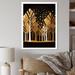 Ebern Designs Abstract Golden Forest On Canvas Print Metal in Black/Green | 32 H x 24 W x 1 D in | Wayfair 30CFD9BB70F14A1E9F5ADF84868F1192