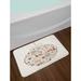 The Holiday Aisle® Heugel Bath Mat Polyester in Brown/Gray | 30.2 H x 20 W x 0.78 D in | Wayfair B4B18872F287493C85B3D47C1EA22755