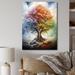 Lark Manor™ Tree Of Life All Seasons I - Print on Canvas Canvas, Cotton in Brown/Green/Yellow | 20 H x 12 W x 1 D in | Wayfair