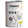 STRAYZ BIO cat 12 x 400 g Umido per gatto - Anatra bio e patata dolce bio