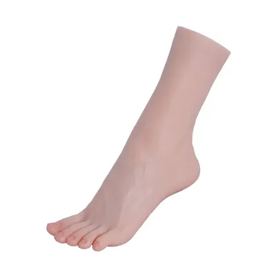 Modello di piede in Silicone nuovo arrivo femminile Nail Practice piede manichino piedi Fetish per fotografia scarpe gioielli Display TG3908