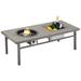 Stainless Steel Ice Tub Aluminum Rectangle Gas Propane Fire Pit Table