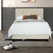 Modern Upholstered Platform Bed with Drawerds and Trundle Bed