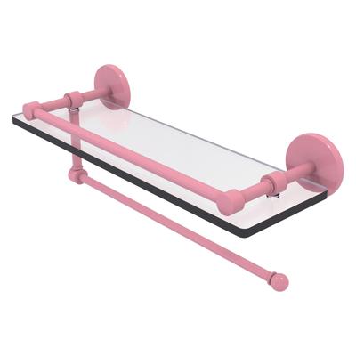 Allied Brass Prestige Skyline Collection Paper Towel Holder with 16 Inch Gallery Glass Shelf