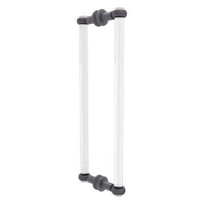 Allied Brass Clearview Collection 12 Inch Back to Back Shower Door Pull with Twisted Accents