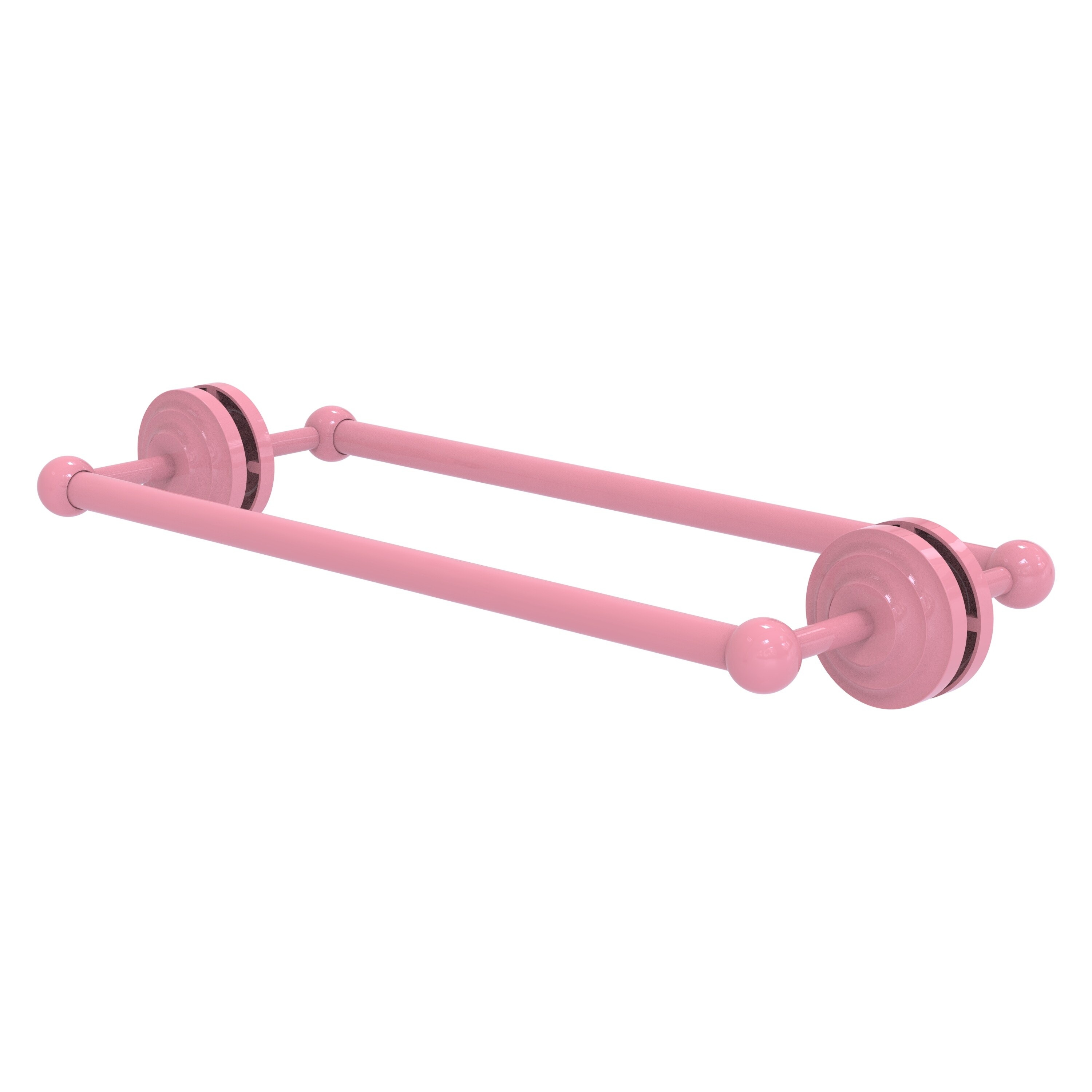 Allied Brass Que New Collection 18 Inch Back to Back Shower Door Towel Bar