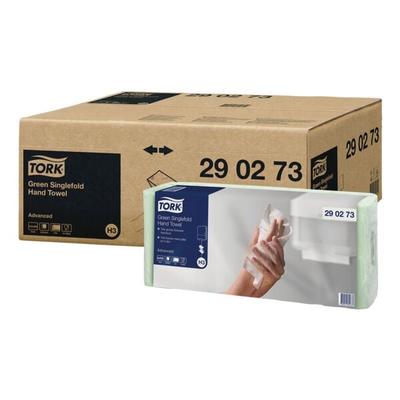 Tork Papierhandtücher »Advanced C&C« für H3 2-lagig grün Z-Falzung 3750 Blatt grün, 24.8 cm Image