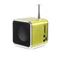 ruhuadgb Mini Portable LCD Display Subwoofer Speaker Outdoor Sport Music Player Sound Box