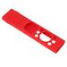 Anti Drop Remote Control Silicone Protective Cover Solar Cell Remote Control Replacement Cover for Samsung TM2180EcoBN59 Red