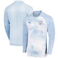 "Sweat Manchester City PUMA Pre Match - Bleu - Homme Taille: M"