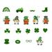 Apepal St. Patrick s Day Ornaments Gifts 50Pcs St.Patrick s Day Tat-too Stickers St Patricks Day Face Stickers Amazing Irish St Patricks Day Decorations Party Favors