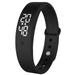 Hemoton Smart Wristband 24 Hoursbody Temperature Monitor Temperature Measurement Wristband Fitness Bracelet with Vibration Alarm (Black)