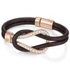 Lulu & Jane - Armband Echtleder Glas Armbänder & Armreife 1 ct Damen (39.99 € / 1 ct)