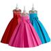 Esaierr 4-12T Kids Girls Embroidery Princess Dress Flower Girl Birthday Gowns Long Tail Prom Gowns Wedding Dress for Toddler Baby