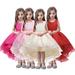 Esaierr Kids Girls Princess Dress Tutu Dress Sleeveless Lace 3-14Y Big Girls Princess Performance Stage Dress Party Gown Birthday Outfit Photography Prop Special Occasion Princess Dresses
