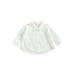 Huakaishijie Kids Summer Shirts Short Sleeve Lapel Collar Button Down Tops