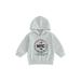 Toddler Kids Boys Hoodies Letter Print Long Sleeve Hooded Sweatshirts