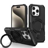 Cowithday iPhone 14 Pro Max Case with Magnetic Ring Stand [Ring Holder] [Military Drop Protection] [Non-Slip Grip] Shockproof Soft Edge Phone Case Cover for iPhone 14 Pro Max 6.7 2022 Black