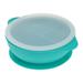 1PC Portable Silicone Dinner Plate Baby Feeding Suction Cup Bowl with Straw Stylish One-piece Baby Bowl Drop Resistance Baby Bow