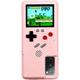 Game Phone Case for Samsung Galaxy S21 Ultra Gameboy Case for Galaxy S21 Ultra 3D Retro Video Game Console Case for Samsung S21 Ultra Pink