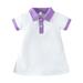 Ykohkofe Kids Baby Girls Short Sleeve Patchwork Letter Princess Dress Outfits Baby Girl Clothes Outfits Set Toddler Kid Baby Rompers Fashion design