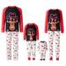 Nituyy Christmas Pajamas for Family Matching Pjs Santa Claus Sleepwear Xmas Pajamas for Baby Kids Pet Adults