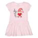 Inktastic To Gnome Me is to Love Me Cute Gnome with Hearts Girls Toddler Dress