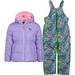 Pink Platinum Girls Snowsuit - 2 Piece Insulated Ski Jacket and Snow Bib (Size: 2T-4)