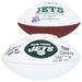 Ahmad Sauce Gardner, Breece Hall and Garrett Wilson New York Jets Autographed Jardin White Panel Football with Multiple Inscriptions