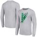 Men's Starter Heather Gray Dallas Stars Color Scratch Long-Sleeve T-Shirt