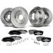 2008-2014 Mitsubishi Lancer Brake Pad and Rotor Kit - Autopart Premium