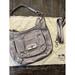 Coach Bags | Coach Purse Silver Leather Medium Size Crossbody Shoulder Bag | Color: Silver | Size: Os