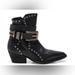 Free People Shoes | Free People Billy Western Boots | Color: Black/Silver | Size: 8.5