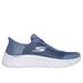 Skechers Women's Slip-ins: GO WALK Flex - Grand Entry Sneaker | Size 8.5 | Blue | Textile/Synthetic | Vegan | Machine Washable